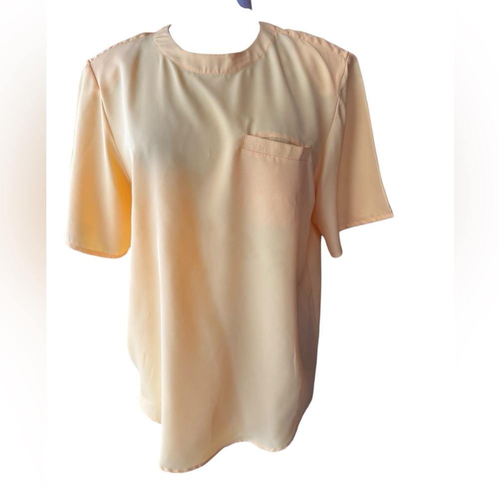 1980s Worthington Short Sleeve Blouse‎